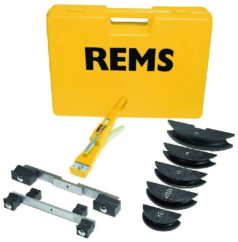 REMS Swing Tek elle kullanılan boru bükme aparatı Set Set Alround 10-12-14-15-16-17-18-20-22 (3/8-1/2-5/8-3/4-7/8)