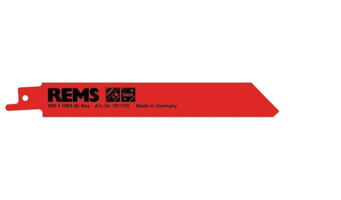 REMS Testere yaprağı 150-1 sac, metal, paslanmaz çelik dahil, ≥ 1,2 mm