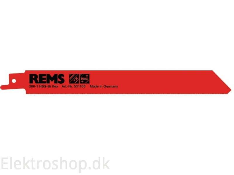 REMS Testere yaprağı 200-1 sac, metal, paslanmaz çelik dahil, ≥ 1,2 mm